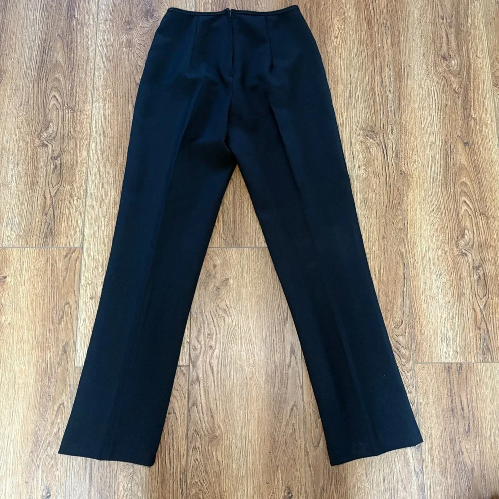 VTG I.N. San Francisco Black High Waisted Dress Pants Trousers Size 7 USA Career